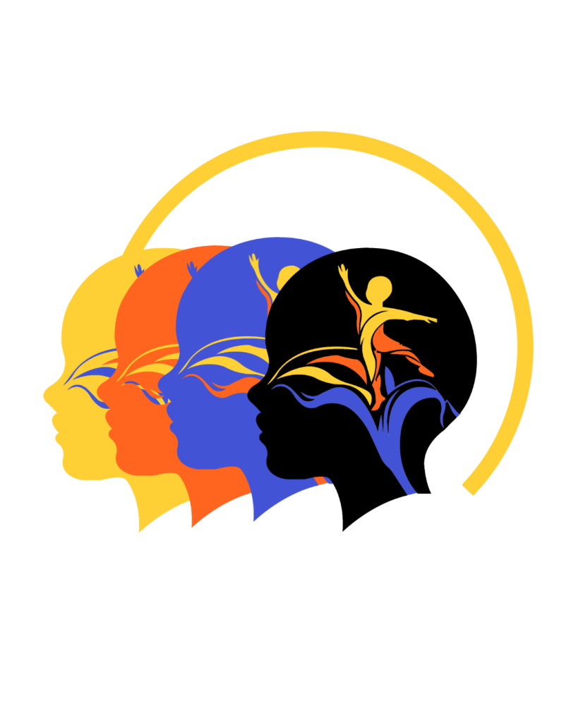 Transforming Arts and Minds Logo with yellow Halo